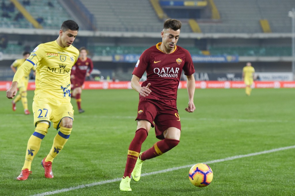 El Shaarawy Chievo vs Roma - Serie A Tim 2018/2019