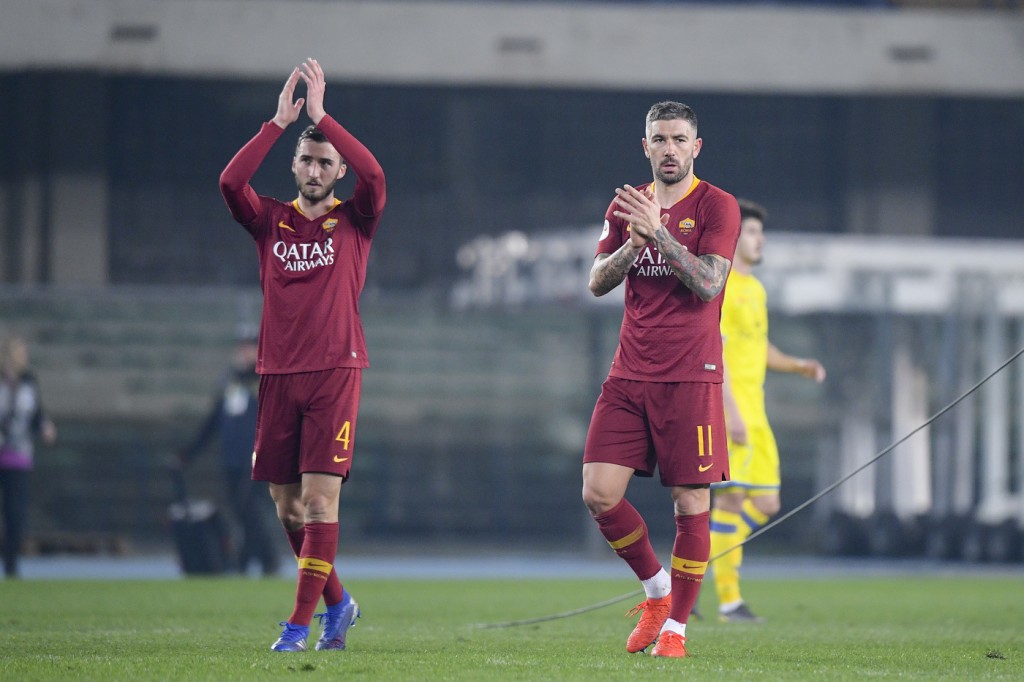 kolarov Cristante Chievo vs Roma - Serie A Tim 2018/2019