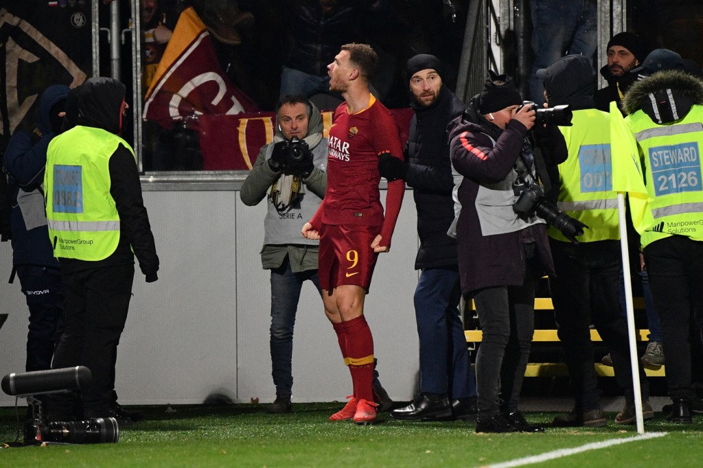 dzeko Frosinone vs Roma - Serie A TIM 2018/2019