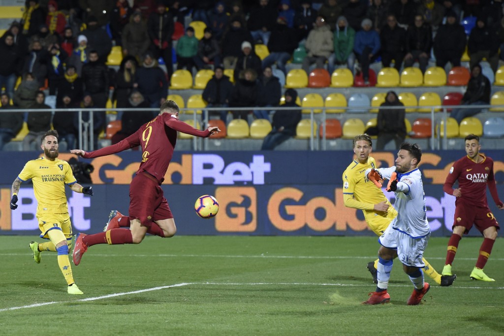 dzeko Frosinone vs Roma - Serie A TIM 2018/2019