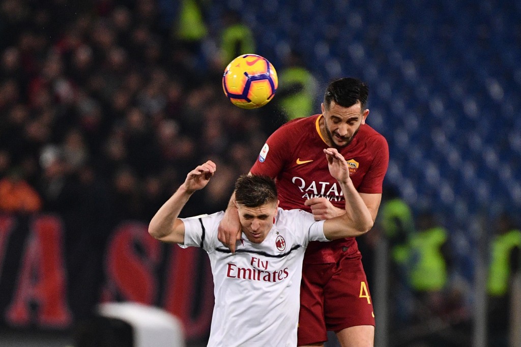 Manolas Roma vs Milan - Serie A TIM 2018/2019