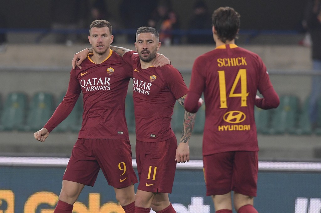 Chievo_Roma05187 kolarov Dzeko schick
