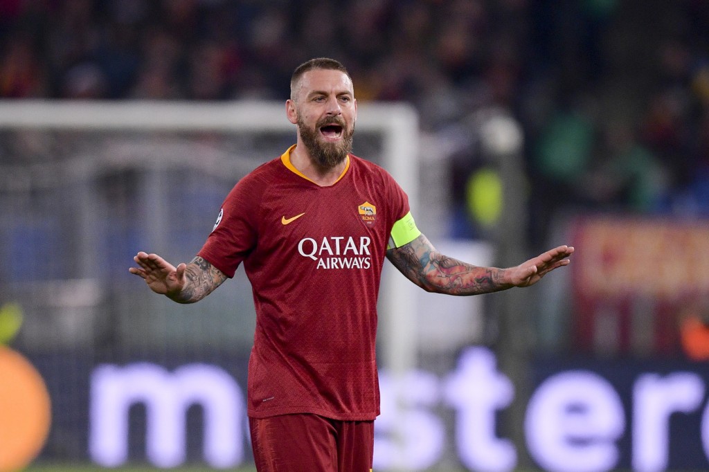 De Rossi Roma vs Porto - UEFA Champions League 2018/2019