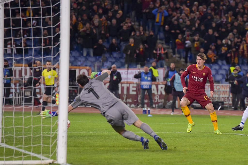 Zaniolo Casillas Roma vs Porto - UEFA Champions League 2018/2019