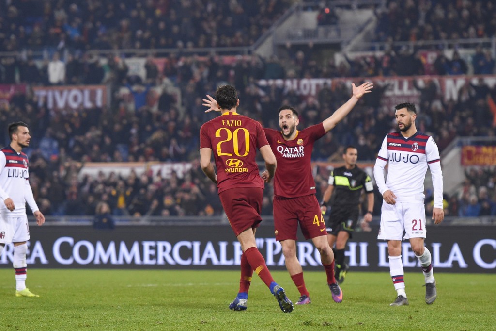 Fazio Manolas Roma vs Bologna - Serie A TIM 2018/2019