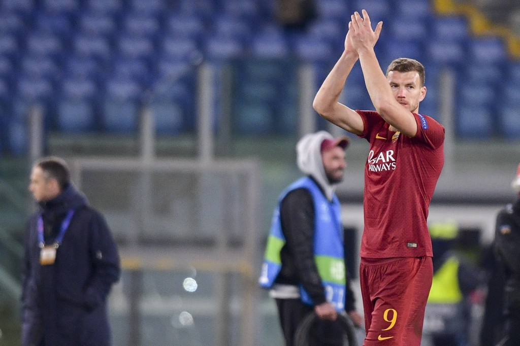 Dzeko Roma vs Porto - UEFA Champions League 2018/2019