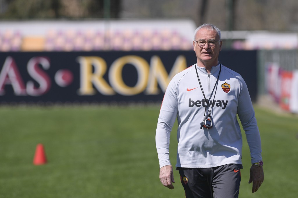As Roma_Trigoria_Allenamento_Ranieri