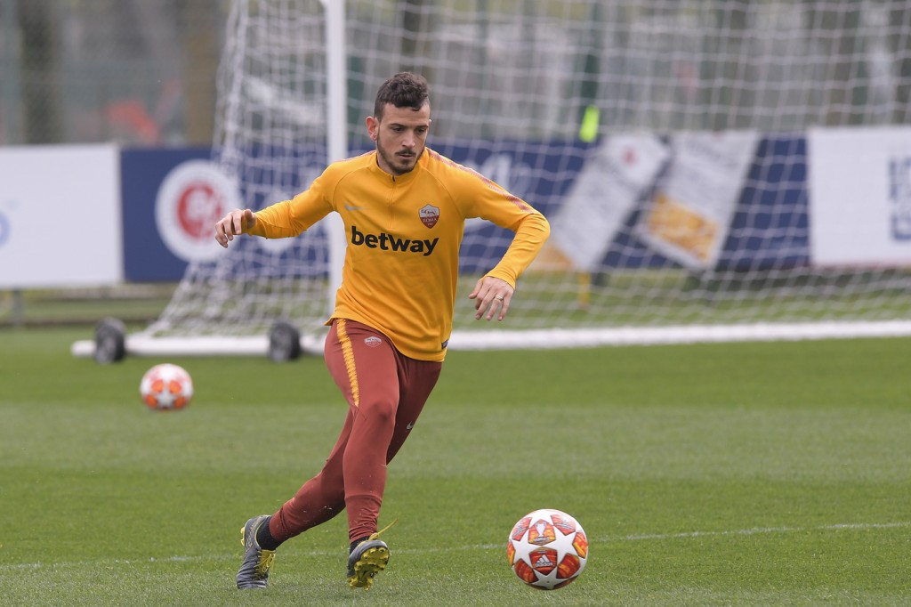 Florenzi Championes, allenamento AS Roma a Trigoria