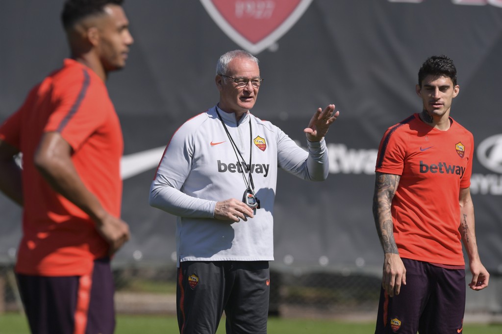 ranieri perotti AS Roma, seduta di allenamento al Centro sportivo di Trigoria