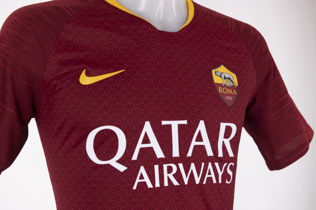 AS Roma, presentazione della nuova maglia per la stagione 2018-2019