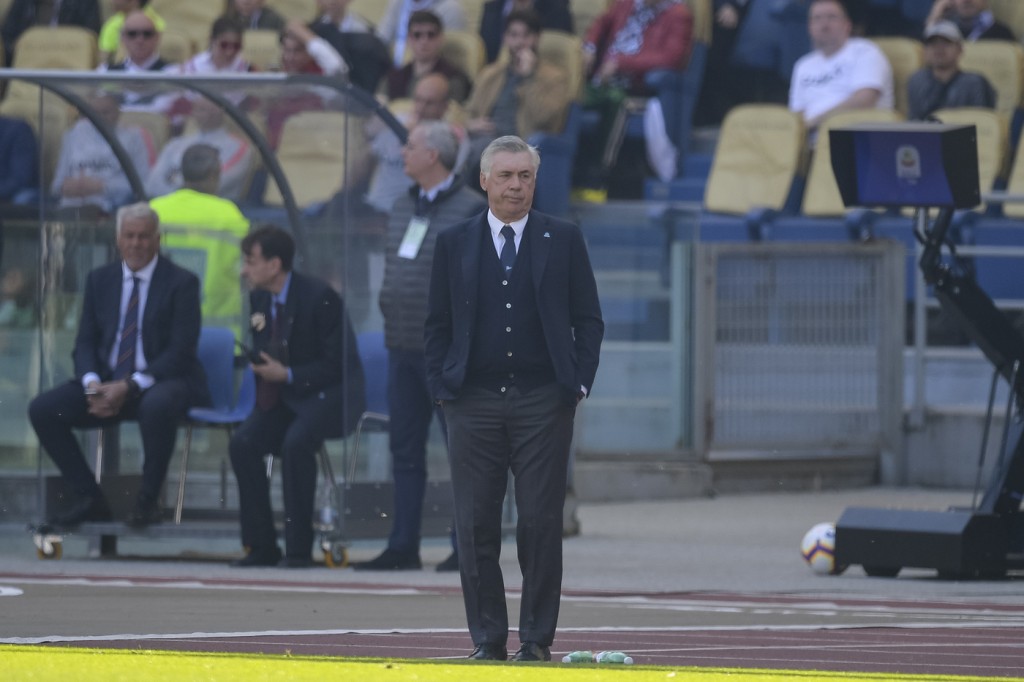 ancelotti Roma vs Napoli - Serie A TIM 2018/2019