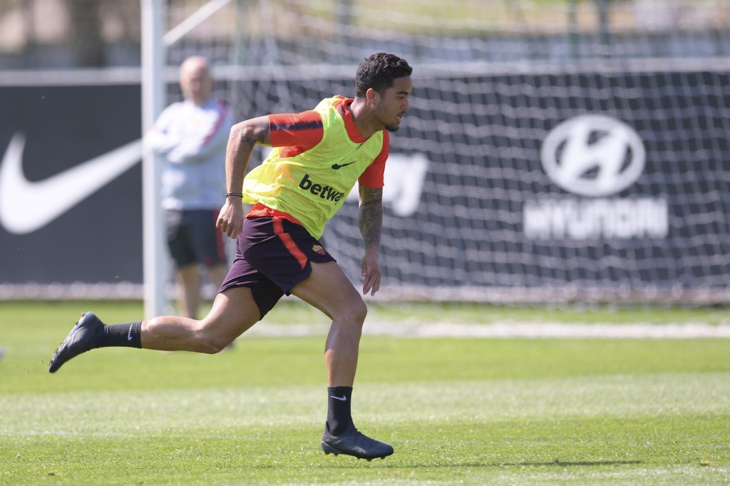 As Roma_Trigoria_Allenamento_Kluivert