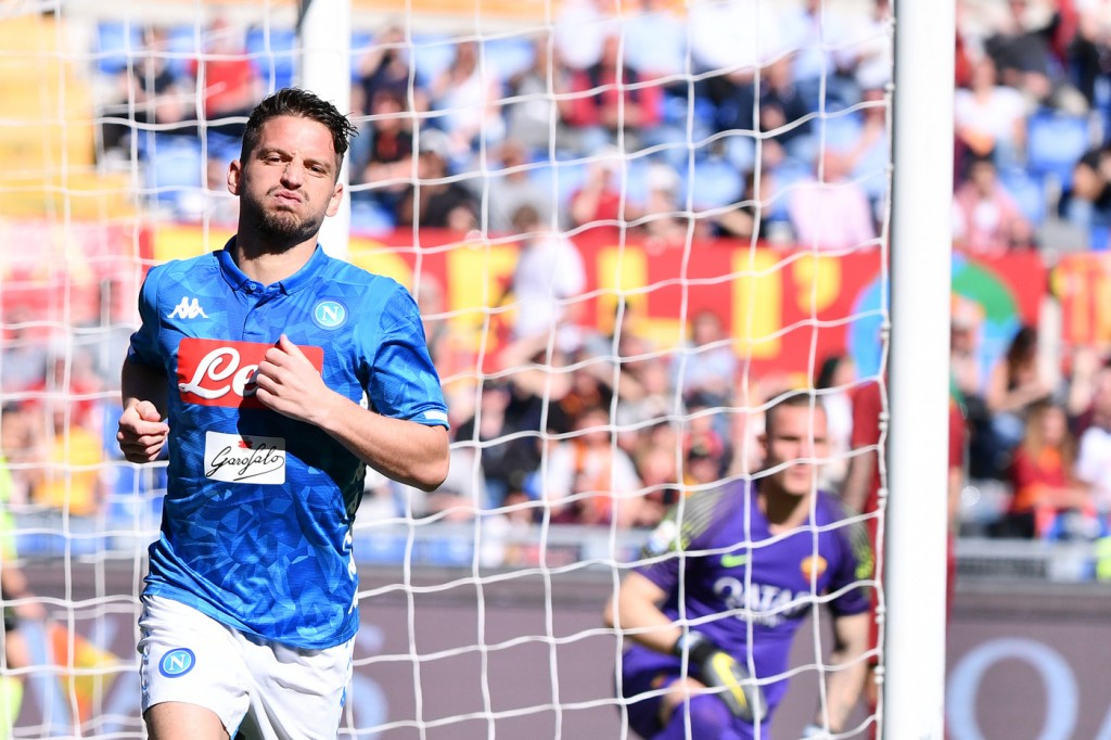 mertens Roma vs Napoli - Serie A TIM 2018/2019