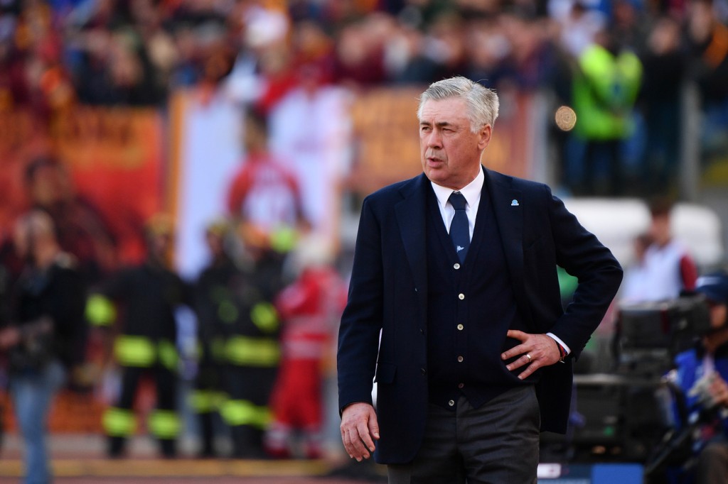 ancelotti Roma vs Napoli - Serie A TIM 2018/2019