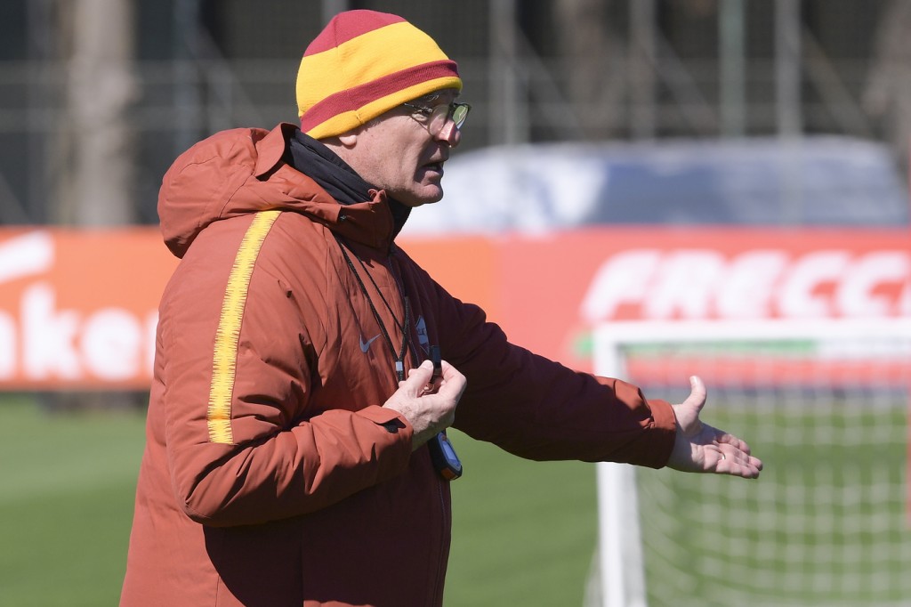 Ranieri AS Roma, l'allenamento odierno a Trigoria