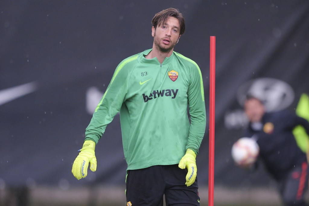 Mirante AS Roma, seduta di allenamento al Centro sportivo di Trigoria
