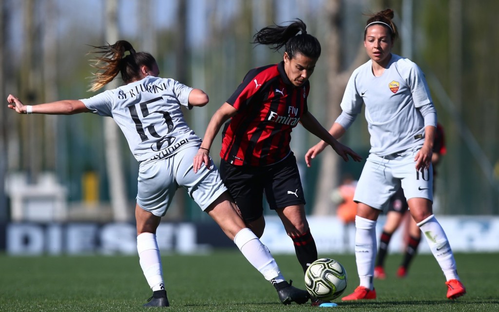 Milan vs Roma - Campionato Serie A femminile 2018/2019