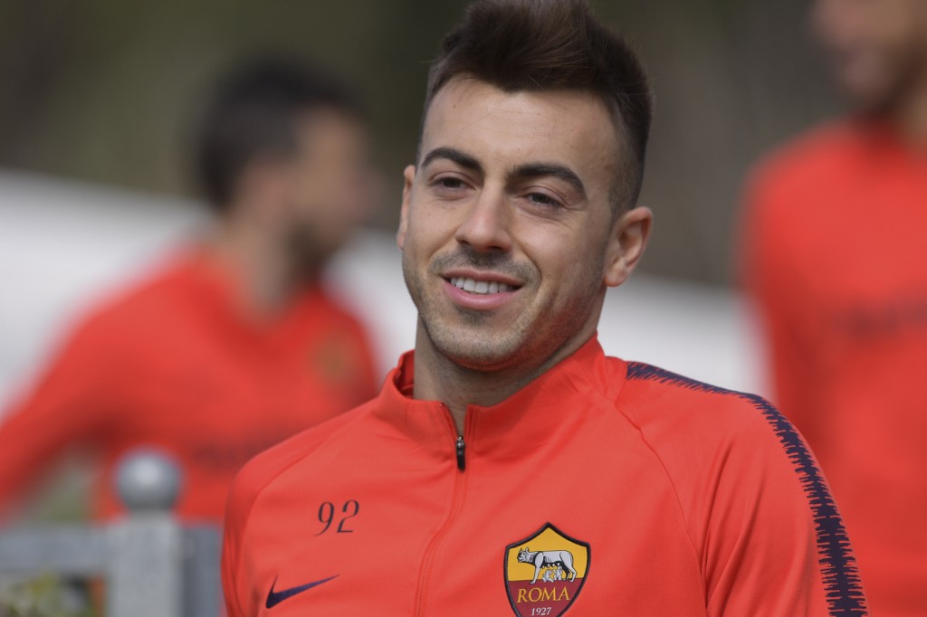 El Shaarawy Sessione di allenamento dell'AS Roma