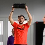 AS Roma, allenamento di Kostas Manolas a Trigoria