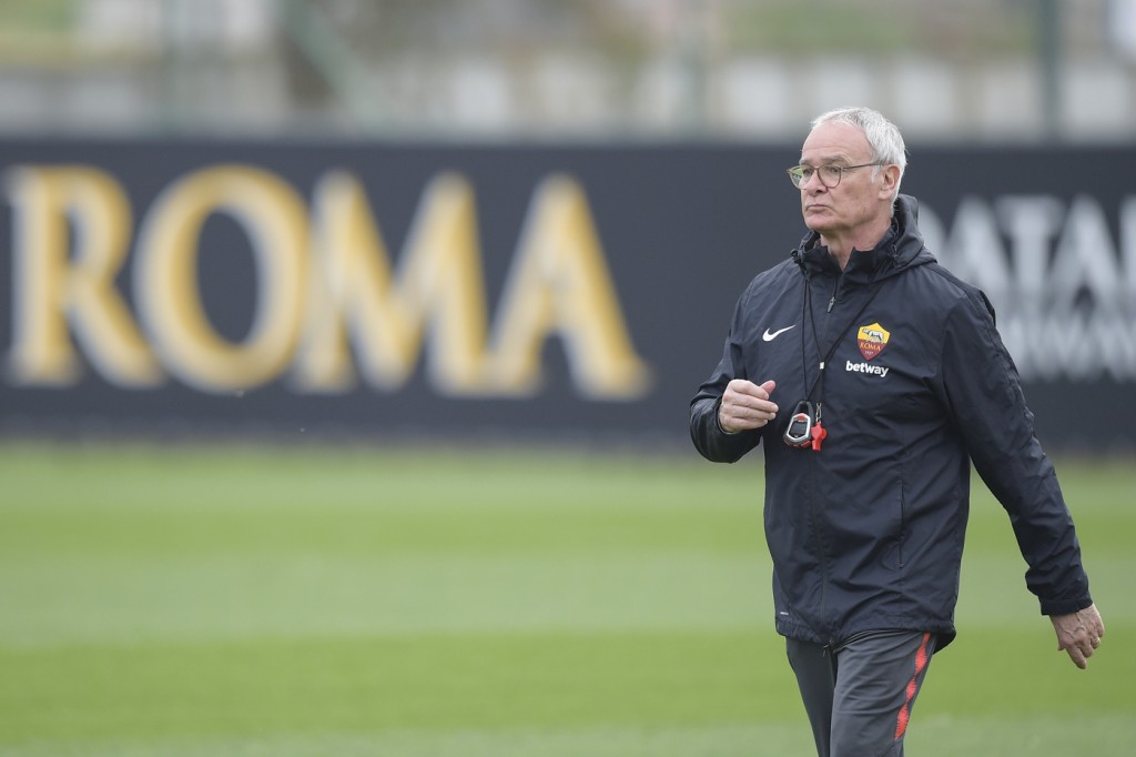 AS Roma_Trigoria_Allenamento_Ranieri