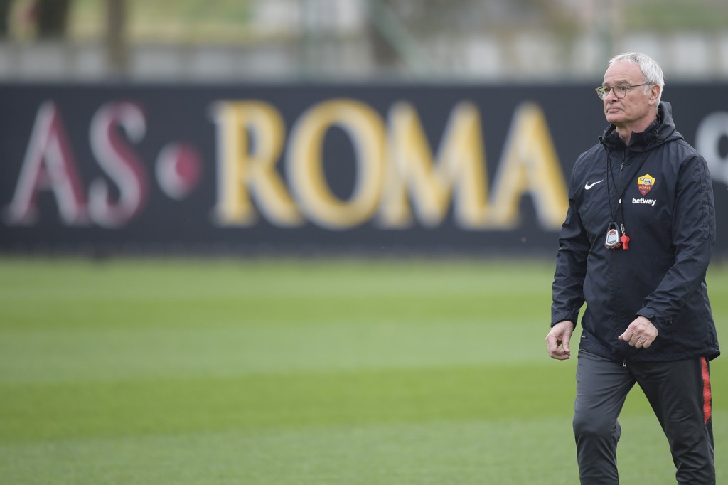 AS Roma_Trigoria_Allenamento_Ranieri