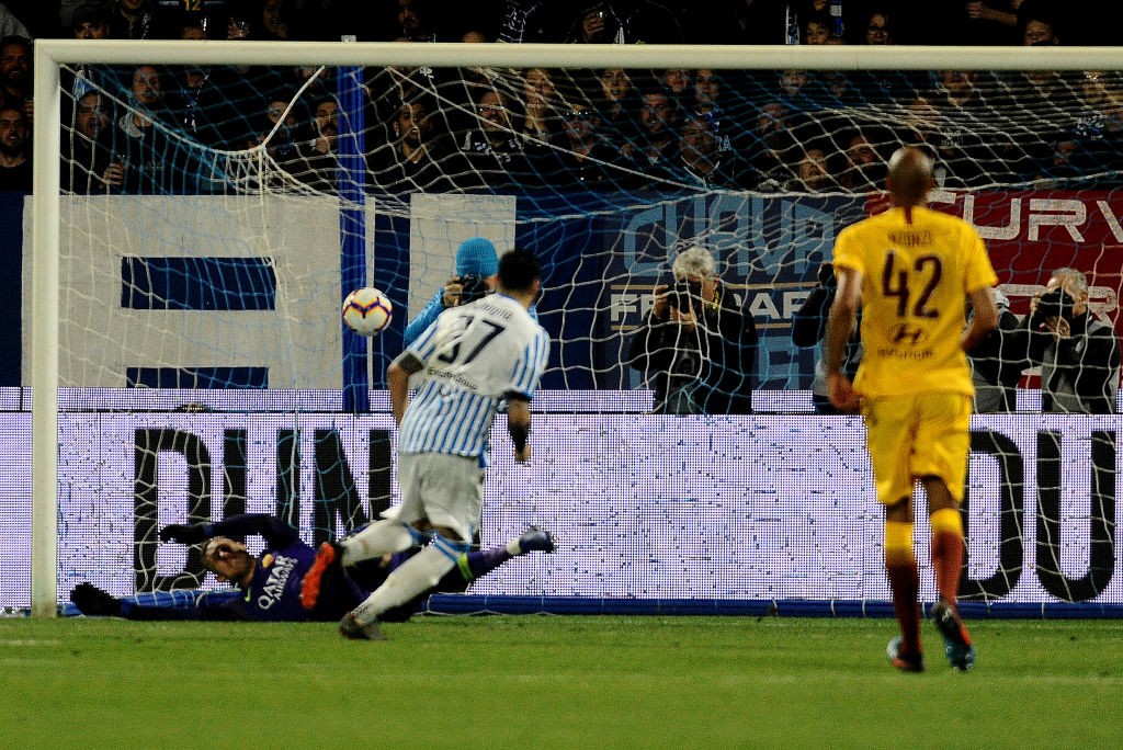petagna SPAL v AS Roma - Serie A
