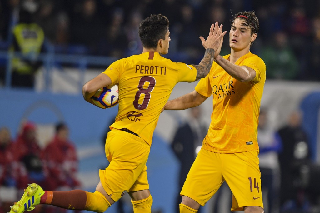 Perotti Schick Spal vs Roma - Serie A TIM 2018/2019