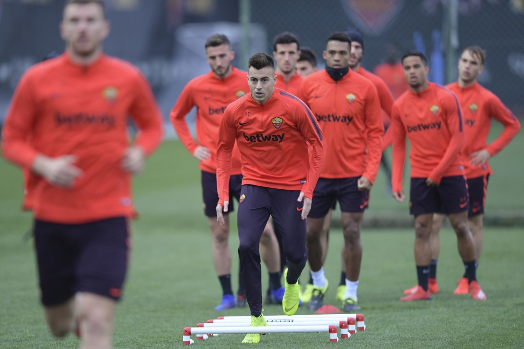 Trigoria_Allenamento_AS Roma_El Shaarawy