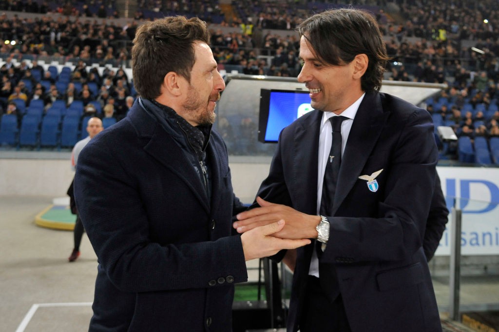 Di francesco inzaghi SS Lazio v AS Roma - Serie A