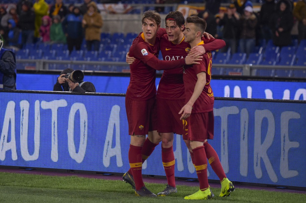 el shaarawy schick zaniolo Roma vs Empoli - Serie A TIM 2018/2019