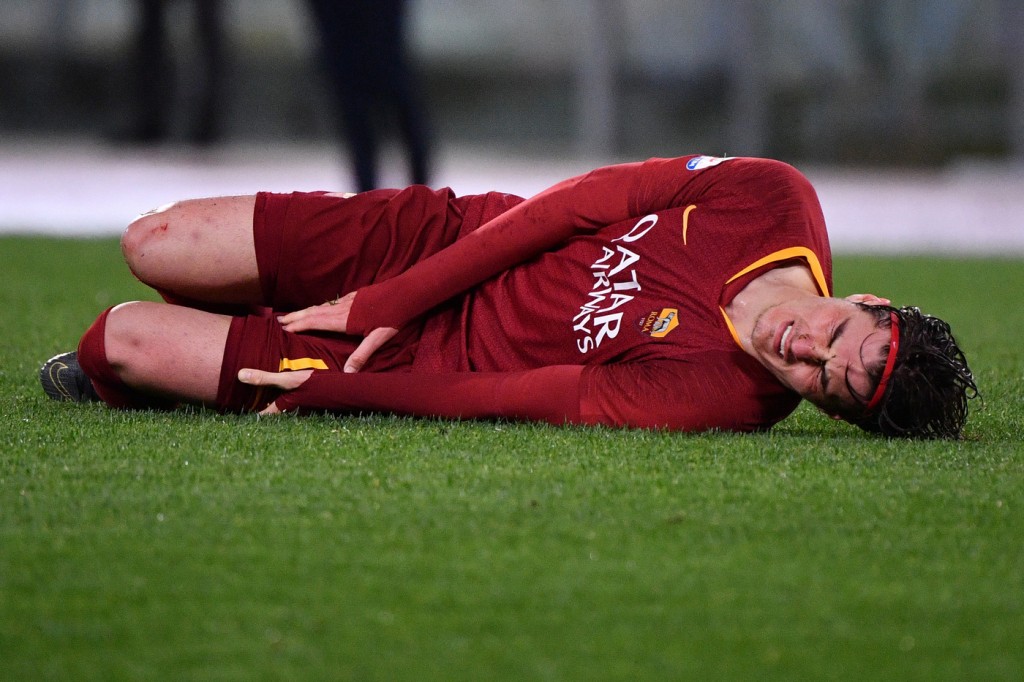 schick infortunio Roma vs Empoli - Serie A TIM 2018/2019