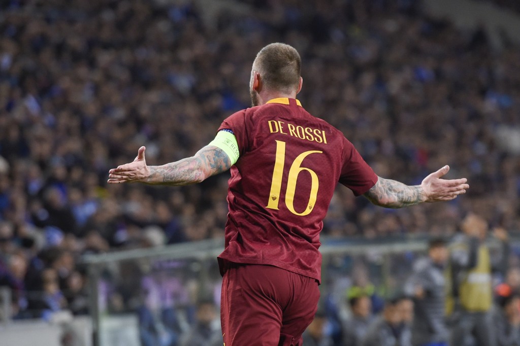 De Rossi Porto vs Roma - Uefa Champions League