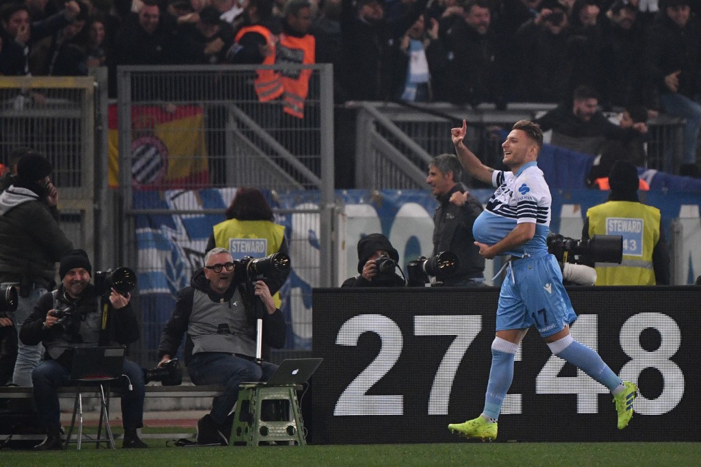immobile Lazio vs Roma - Serie A TIM 2018/2019