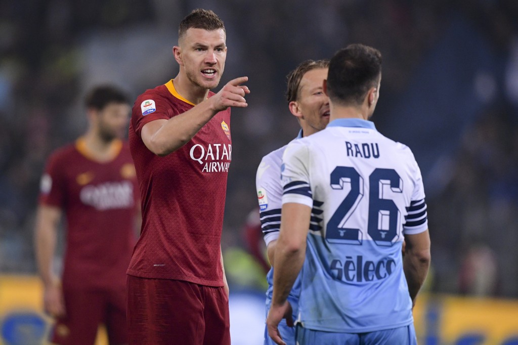 dzeko radu Lazio vs Roma - Serie A TIM 2018/2019