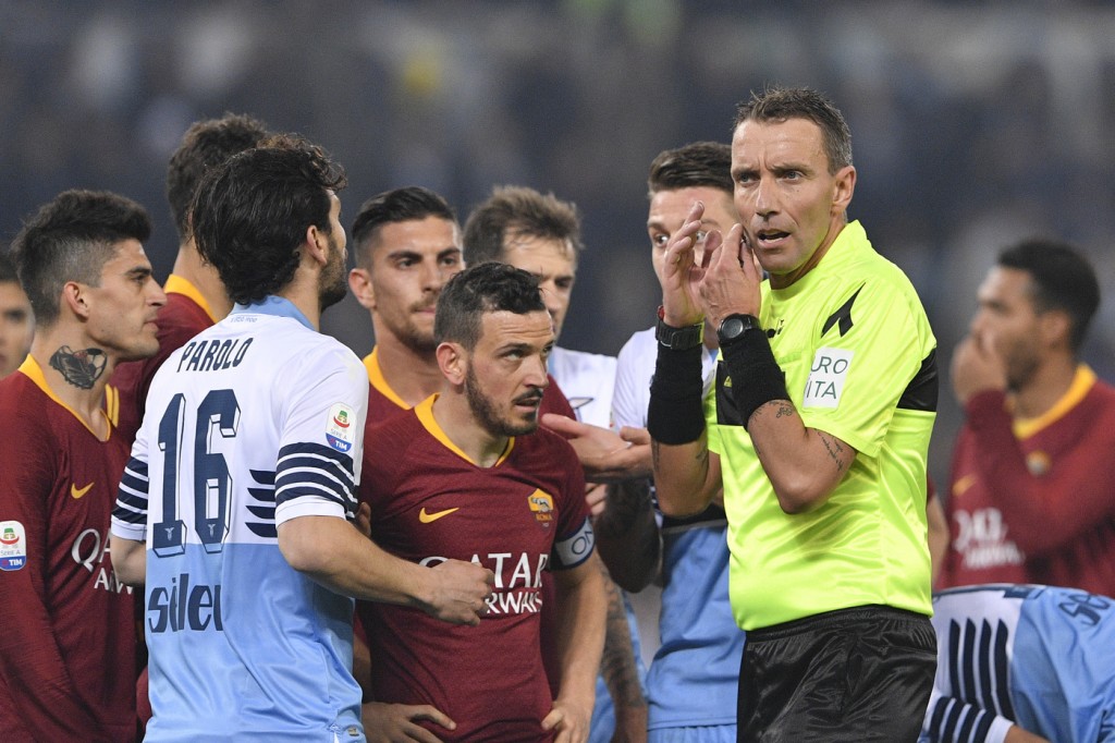 mazzoleni Lazio vs Roma - Serie A TIM 2018/2019