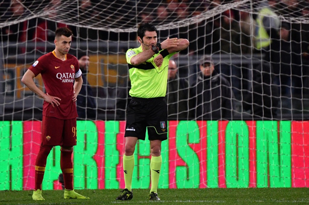 maresca el shaarawy arbitro Roma vs Empoli - Serie A TIM 2018/2019