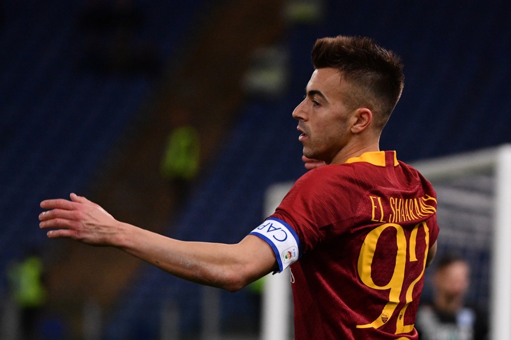 el shaarawy capitano Roma vs Empoli - Serie A TIM 2018/2019