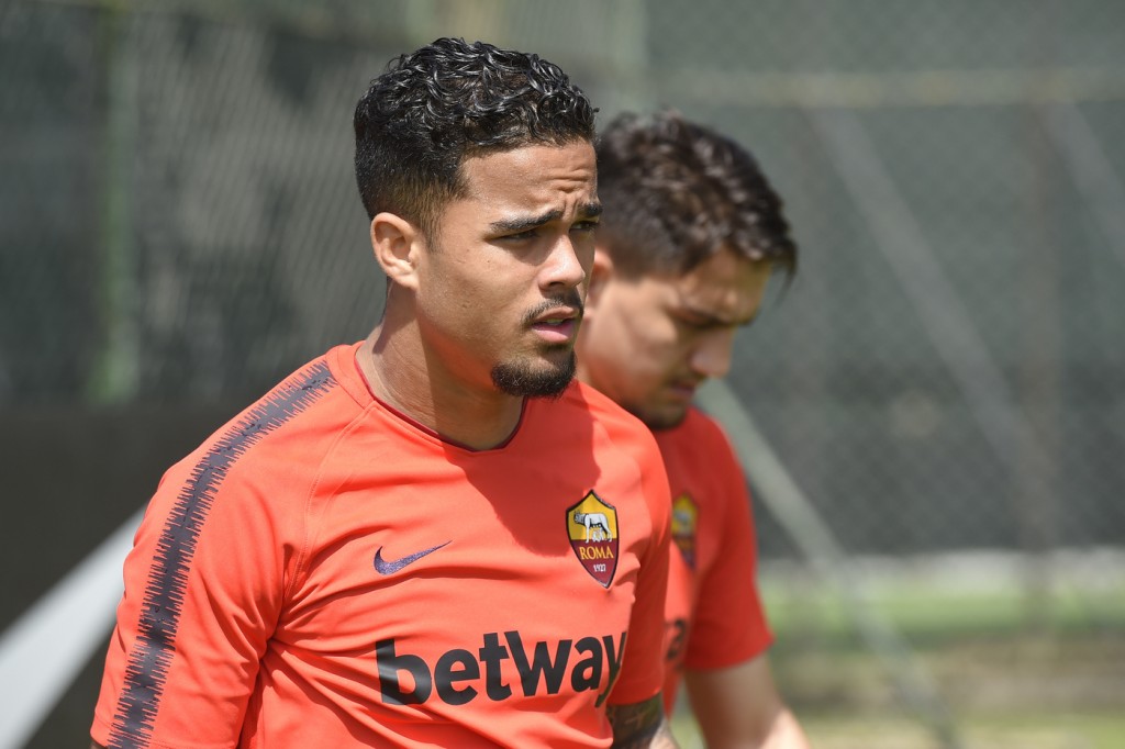 Kluivert Sessione di allenamento dell'AS Roma