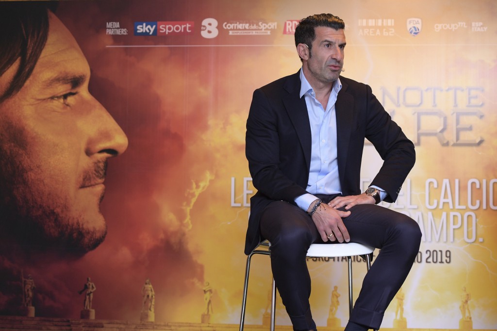 Figo Roma, conferenza stampa "La notte dei Re"Roma, conferenza stampa "La notte dei Re"