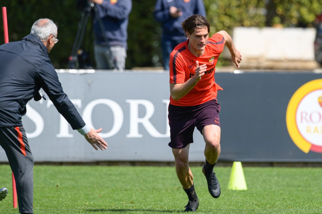 Schick Ranieri AS Roma, allenamento a Trigoria