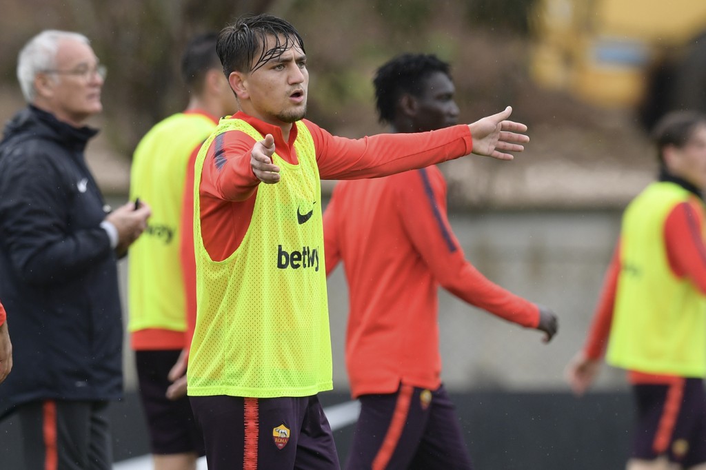 Under Sessione di allenamento dell'AS Roma