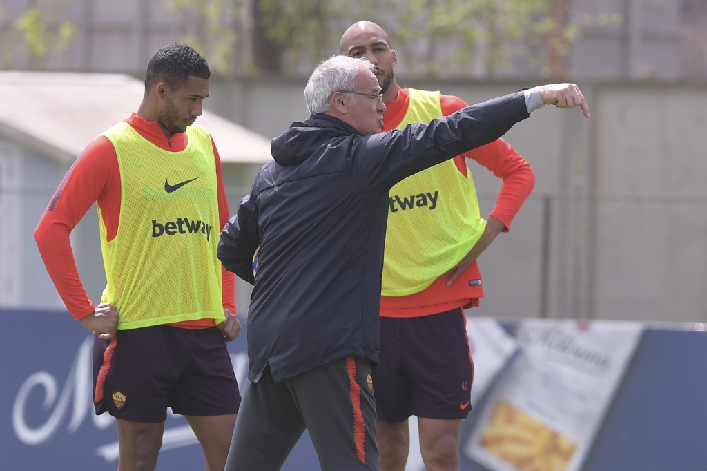 Ranieri Sessione di allenamento dell'AS Roma