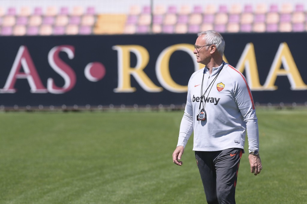 Ranieri AS Roma, seduta di allenamento al Centro sportivo di TrigoriaAS Roma, seduta di allenamento al Centro sportivo di Trigoria