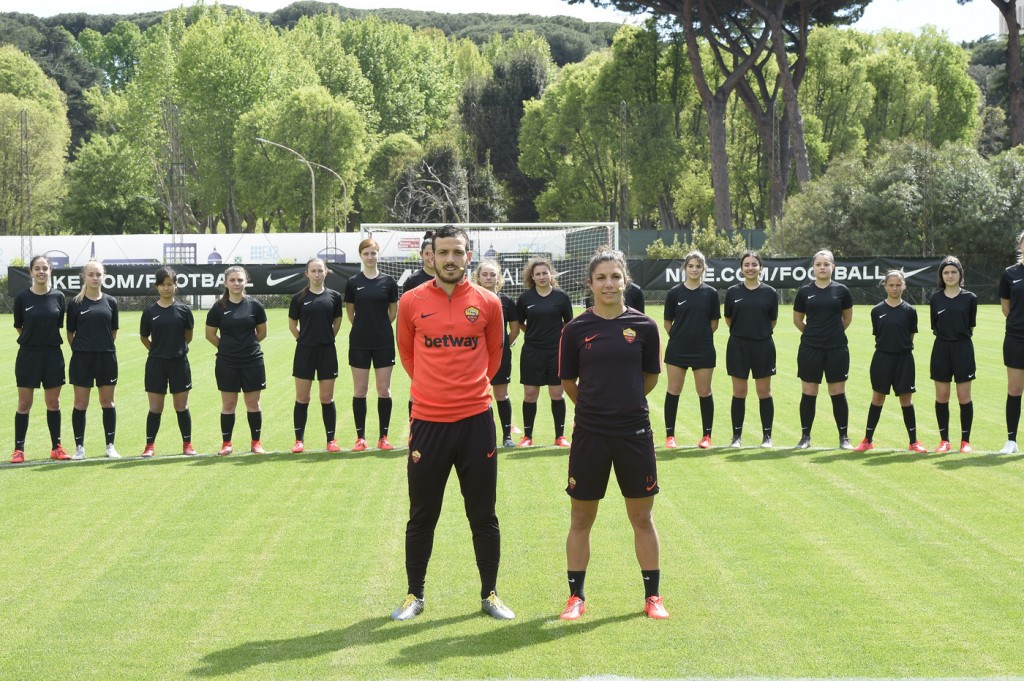 Florenzi Bartoli Nike Master Class allo Stadio Tre Fontane di Roma