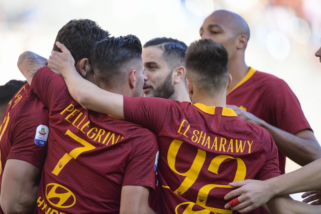 gol manolas el shaarawy pellegrini Roma vs Cagliari - Serie A 2018/2019