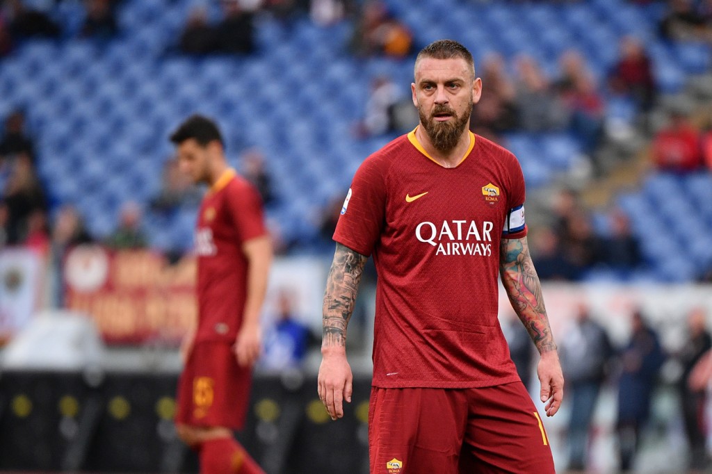 De Rossi Roma vs Udinese - Serie A Tim 2018/2019