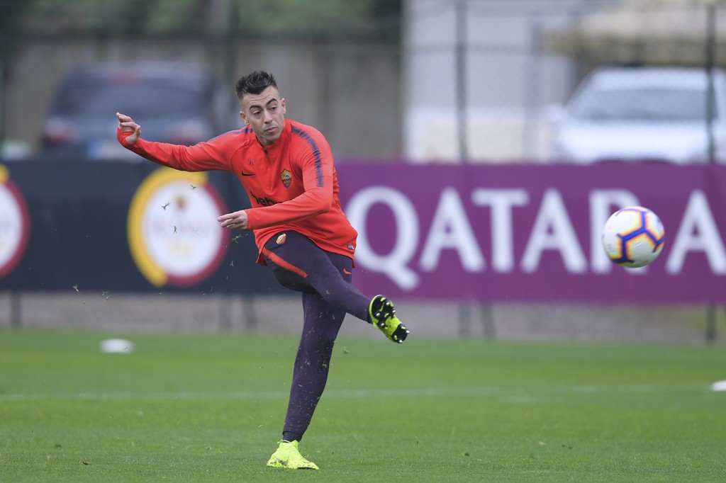 el shaarawy Sessione di allenamento dell'AS Roma