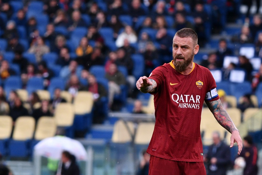 de rossi Roma vs Udinese - Serie A Tim 2018/2019