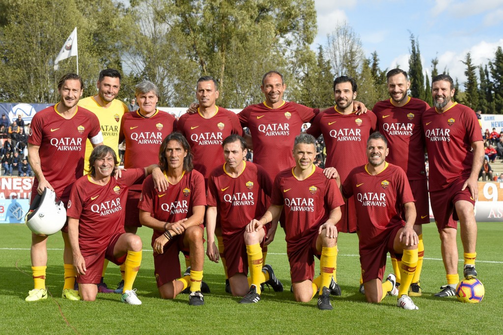 legends AS Roma, partita amichevole tra AS Roma Legends e Nazionale Piloti