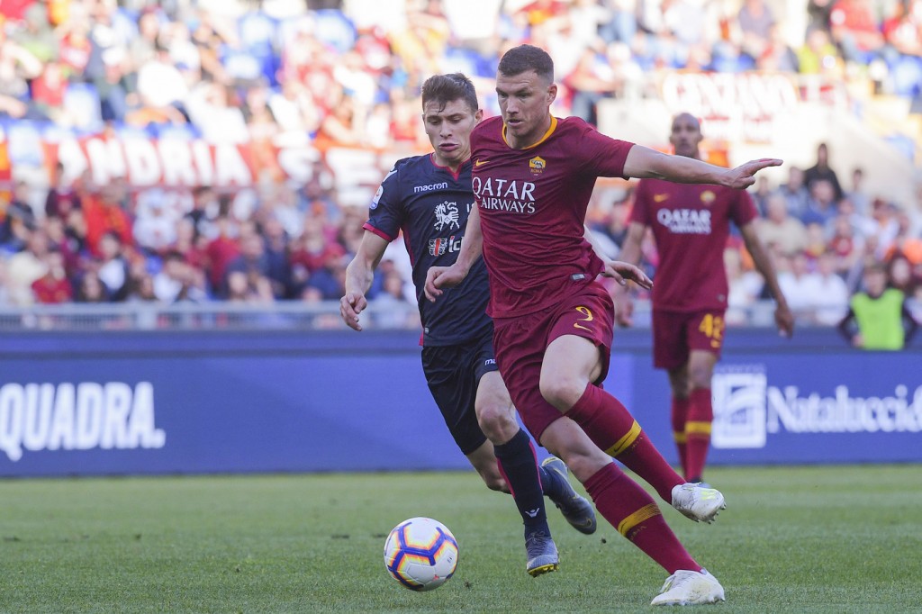 dzeko Roma vs Cagliari - Serie A 2018/2019